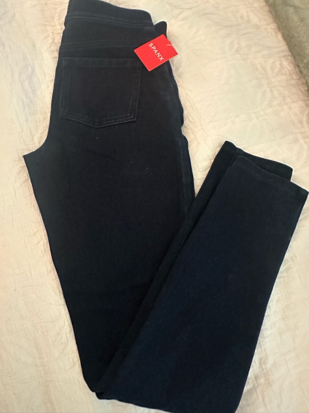 SPANX Black High-Rise Jeggings – Sleek Stretch Denim